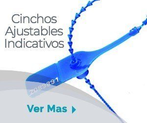 Cinchos de seguridad numerados hechos en una sola pieza