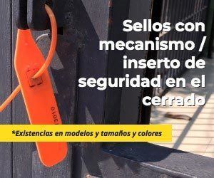 Sellos o cinchos de seguridad con inserto en el mecanismo de cierre