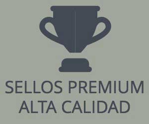 Sellos premium de alta calidad.