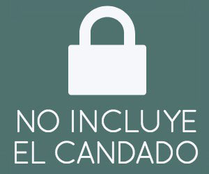 No incluye el candado.