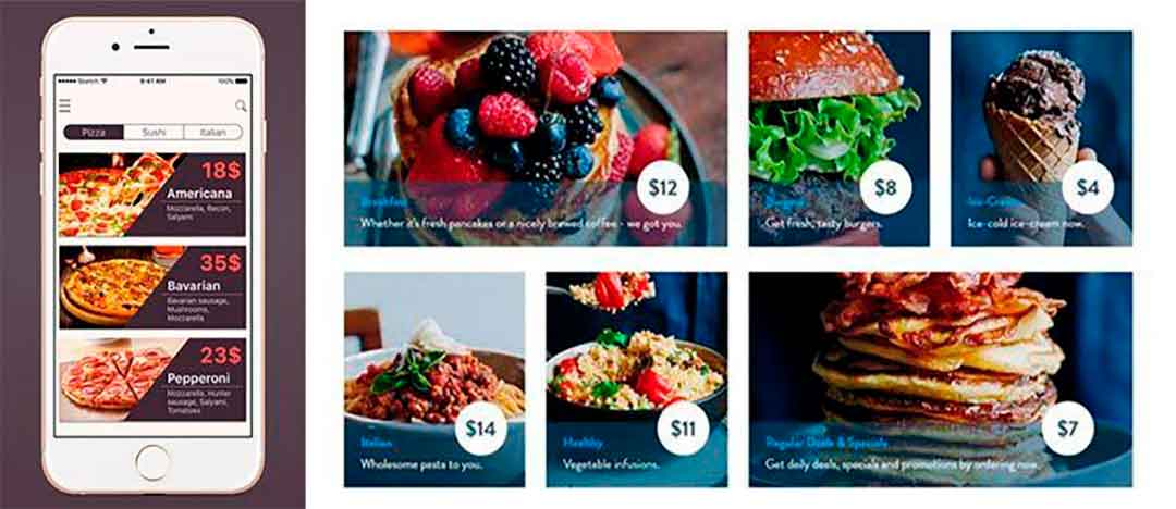 Alimentos a domicilio reparto