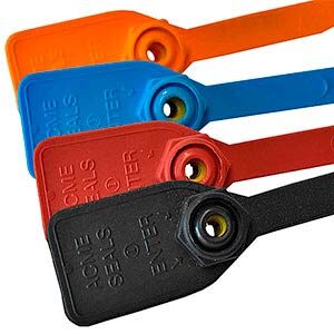 Precintos de seguridad tipo cola de rata