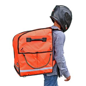 Mochila térmica tipo uber o rappi para entregas