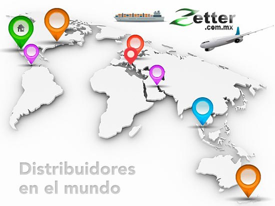 Mapa de distribuidores