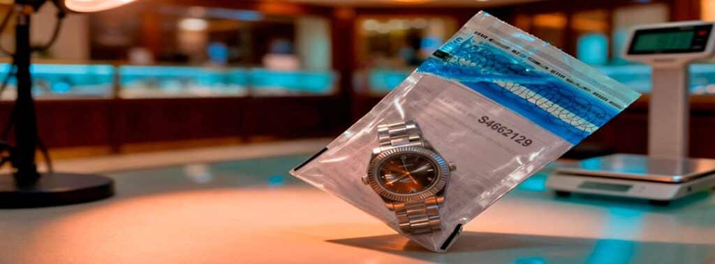 Sobres VOID para resguardo de valores en casa de empeño.