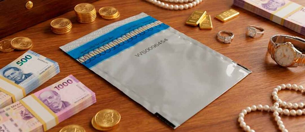 Bolsas desechables de seguridad opaca